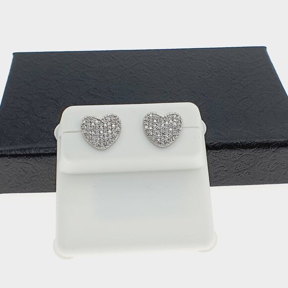 "925 sterling silver luxury CZ earrings for women/girls, Best for gift, RJUS2201 - Picture 3 of 9